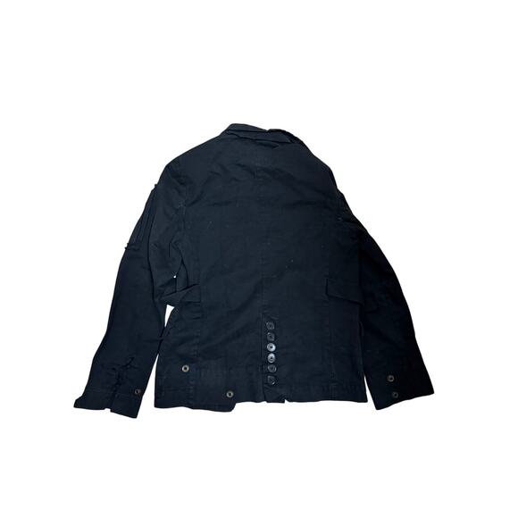 Zadig & Voltaire cargo black utility jacket size small - Picture 11 of 14